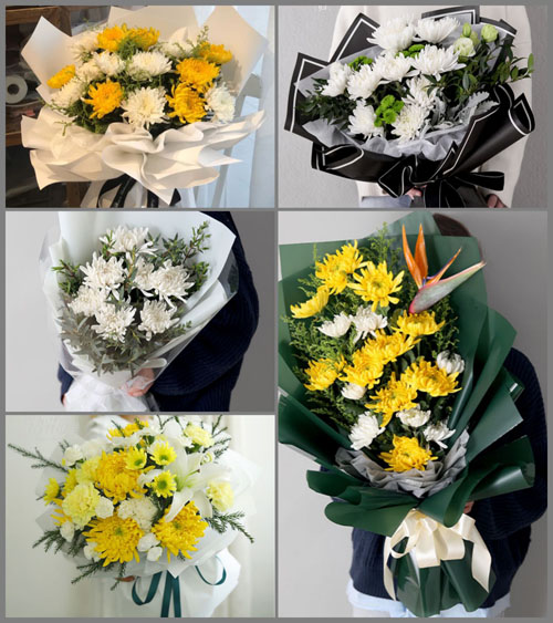 安徽安庆市宿松县许岭镇矮脚村白事花束代送